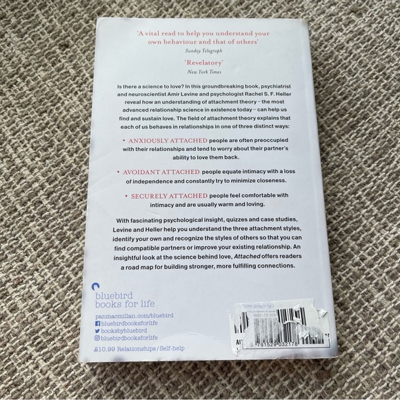 Attached Book by Dr. Amir Levine and Rachel S.F. Heller - Picture 3 of 3